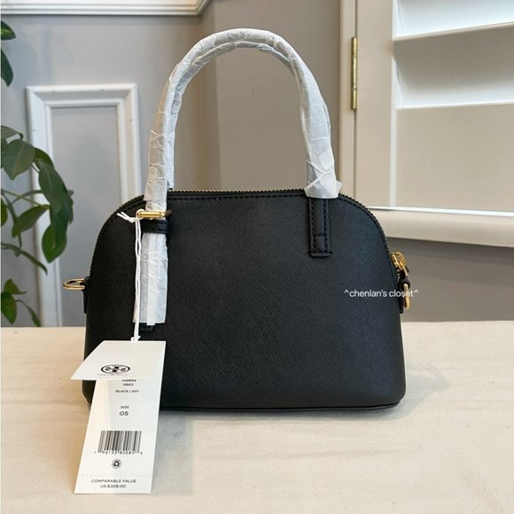 🔥NeW! Tory Burch Emerson Dome Top Handle Satchel - Picture 2 of 10